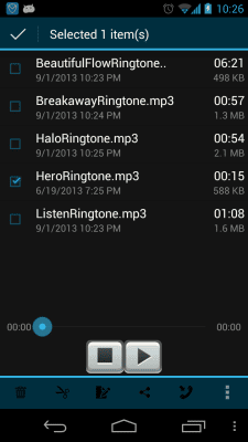 Screenshot of the application Ringtone Maker & MP3 Cutter - #4