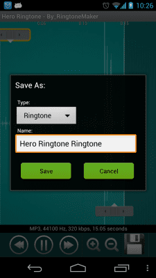 Screenshot of the application Ringtone Maker & MP3 Cutter - #5