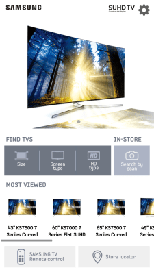 Screenshot of the application SAMSUNG TV & Remote (IR) - #2