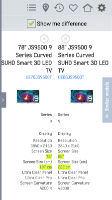 Screenshot of the application SAMSUNG TV & Remote (IR) - #5