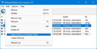 Screenshot of the application ReIcon - #5