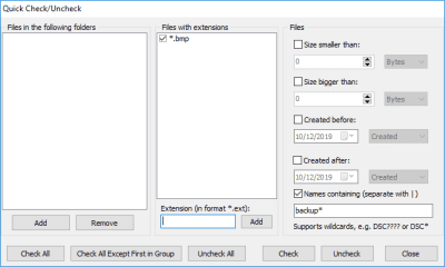 Screenshot of the application Fast Duplicate File Finder - #4