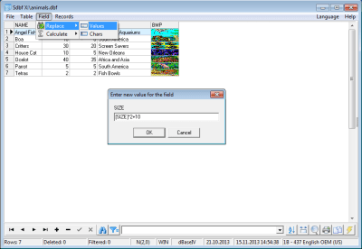 Screenshot of the application Sdbf - #4