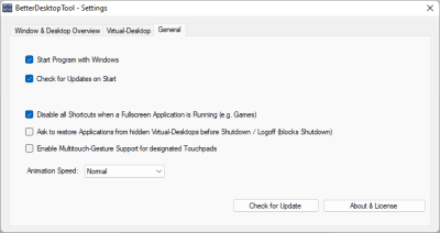 Screenshot of the application BetterDesktopTool - #3