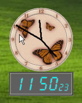 Screenshot of the application Extra Clock - #2
