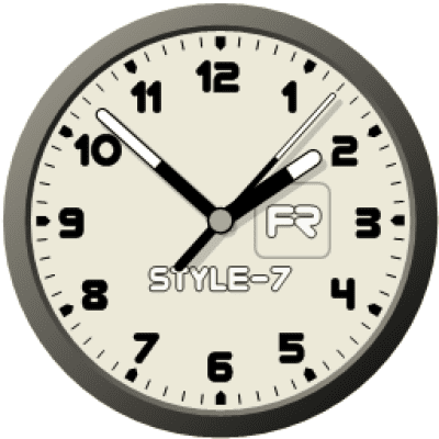 Screenshot of the application Desktop Clock-7 - #1