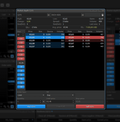 Screenshot of the application ProTrader - #5
