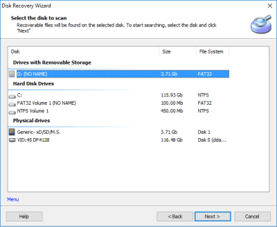 Screenshot of the application DiskInternals Partition Recovery - #2