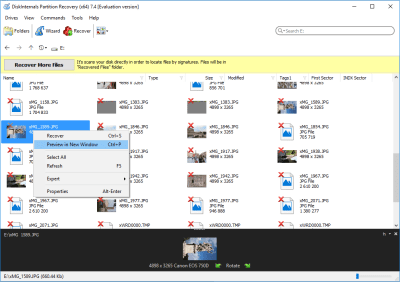Screenshot of the application DiskInternals Partition Recovery - #5