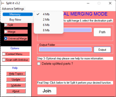Screenshot of the application Split it - #4