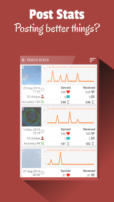 Screenshot of the application Follower Stats for Instagram - #6