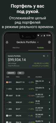 Screenshot of the application CoinGecko - #3
