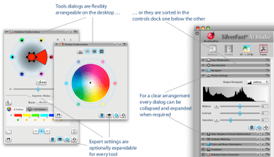 Screenshot of the application SilverFast Plustek Scanner Software - #1