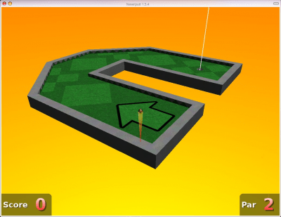 Screenshot of the application Neverputt - #1