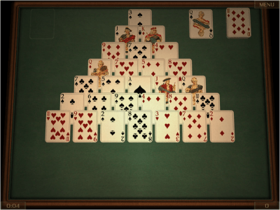 Screenshot of the application Solitaire 3D - #1