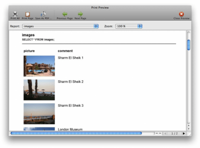 Screenshot of the application SQLiteManager - #3