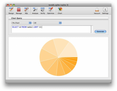 Screenshot of the application SQLiteManager - #5