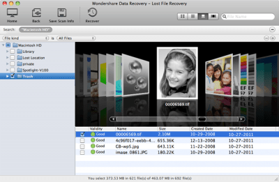 Screenshot of the application Wondershare Data Recovery - #3