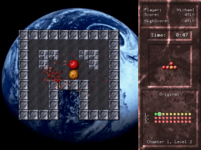 Screenshot of the application LMarbles - #3