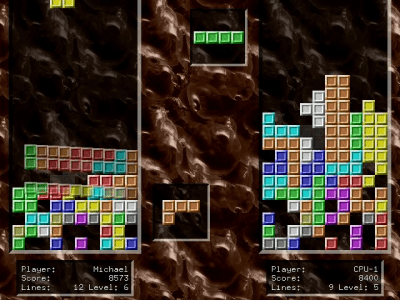 Screenshot of the application LTris - #3