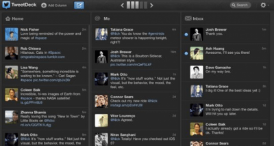 Screenshot of the application TweetDeck - #1