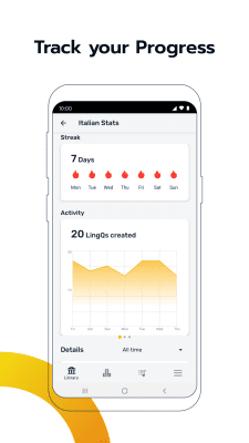 Screenshot of the application Learning LingQ languages - #5