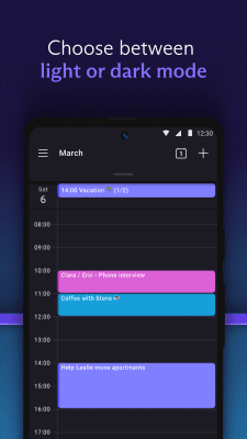 Screenshot of the application Proton Calendar - #4