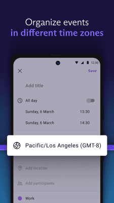 Screenshot of the application Proton Calendar - #7
