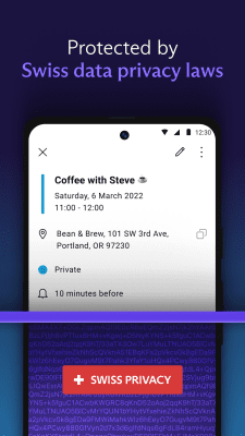 Screenshot of the application Proton Calendar - #8