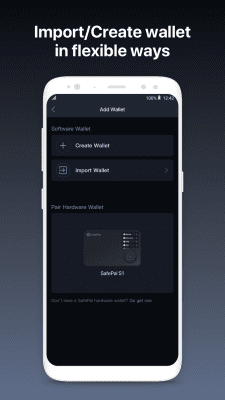 Screenshot of the application SafePal - #2