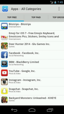 Screenshot of the application iPhone App Store - #1