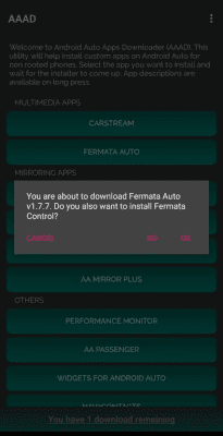 Screenshot of the application AAAD - #3