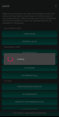 Screenshot of the application AAAD - #4