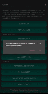 Screenshot of the application AAAD - #6