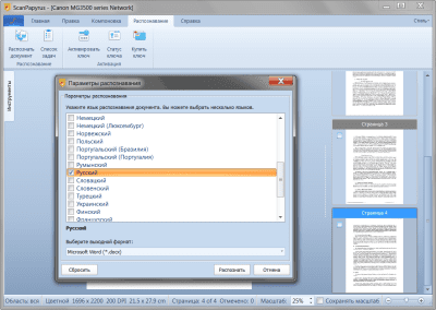 Screenshot of the application ScanPapyrus - #4
