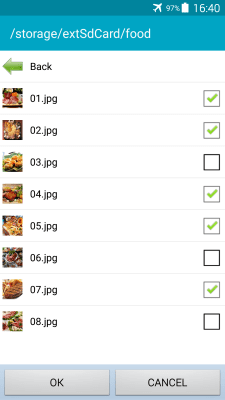 Screenshot of the application File Hide Pro - #3