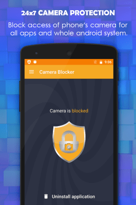 Screenshot of the application Camera Blocker - #2