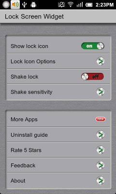Screenshot of the application Lovekara Lock Screen - #2