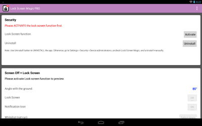 Screenshot of the application Lock Screen Magic - #5