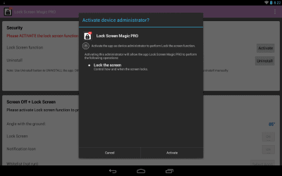 Screenshot of the application Lock Screen Magic - #6