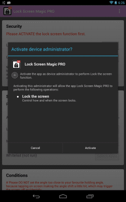 Screenshot of the application Lock Screen Magic - #10