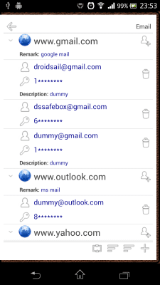 Screenshot of the application DS Privacy Safebox - #8