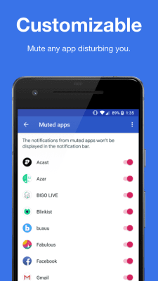 Screenshot of the application Notification History - #4
