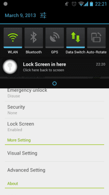 Screenshot of the application Go Launcher Ex Lock Screen - #6