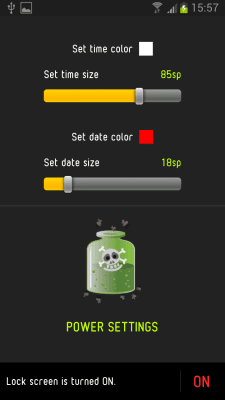Screenshot of the application Halloween Voice Lock Screen - #3