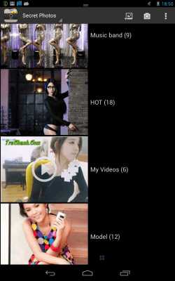 Screenshot of the application Sectos Photo & Video Vault - #8