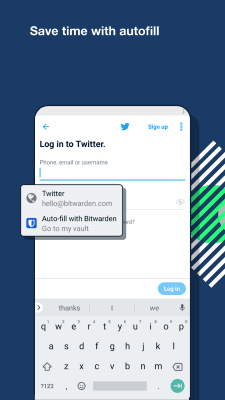 Screenshot of the application Bitwarden - #5