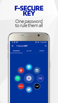 Screenshot of the application F-SECURE KEY - #1