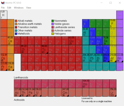 Screenshot of the application Atomic PC - #1