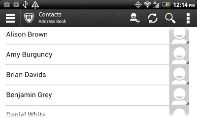 Screenshot of the application McAfee Secure Container - #5